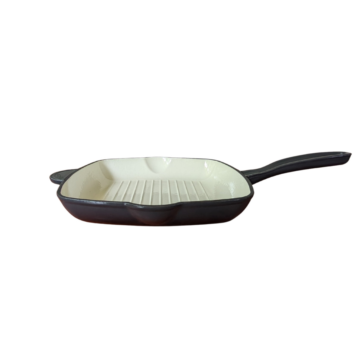 26cm Cast Iron Grill Pan (Grey)