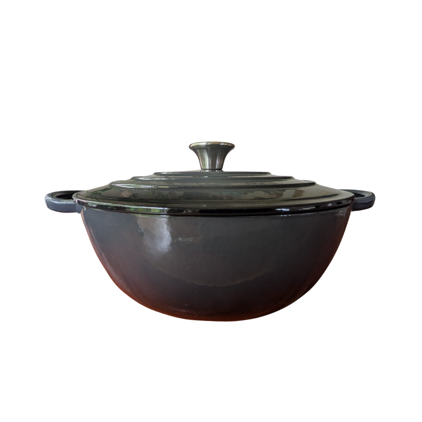 3.8L Cast Iron Casserole Pot (Grey)