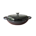 30cm Cast Iron Seafood Pot (Grey)