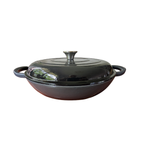 30cm Cast Iron Seafood Pot (Grey)