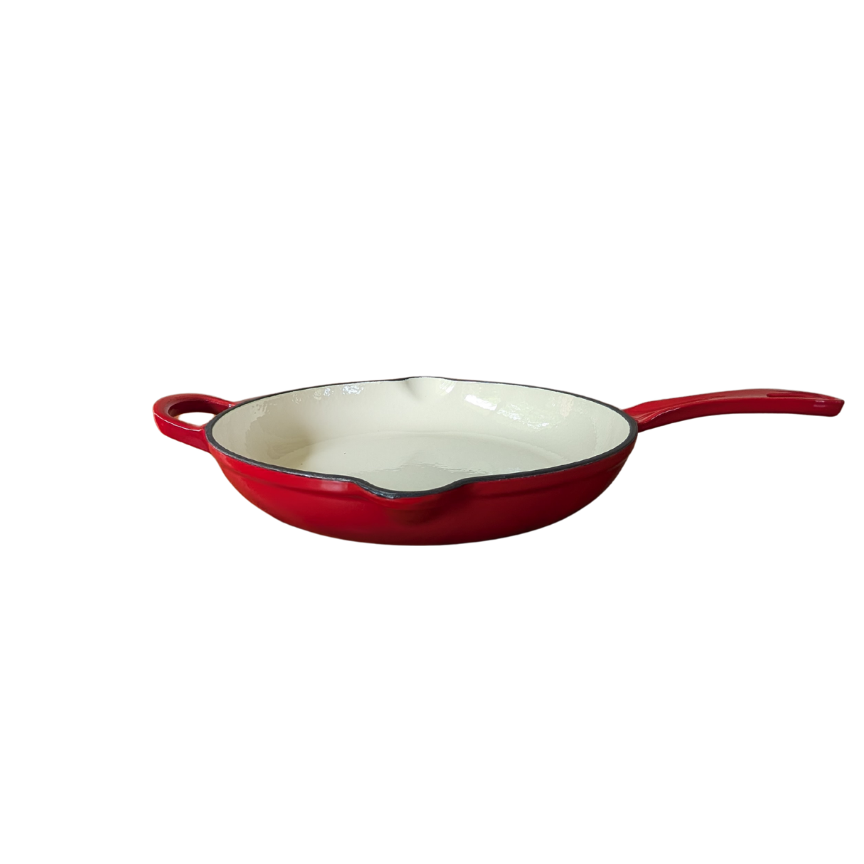 26cm Cast Iron Fry-Pan (Red)