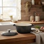 4L Cast Iron Dutch Oven (Grey)