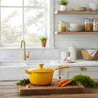 1.85L Cast Iron Pot (Yellow)